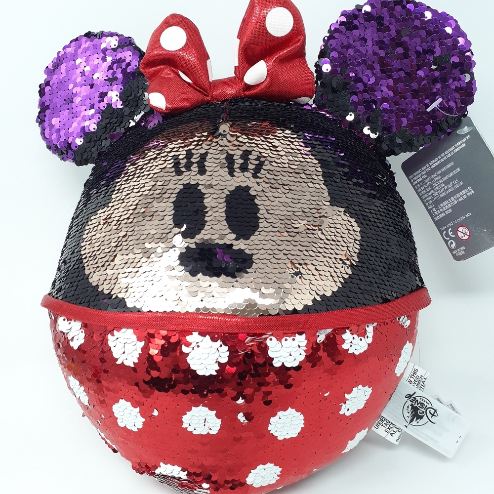 Disney Minnie Mouse Reversible Sequined Plush - Picture 8 of 9